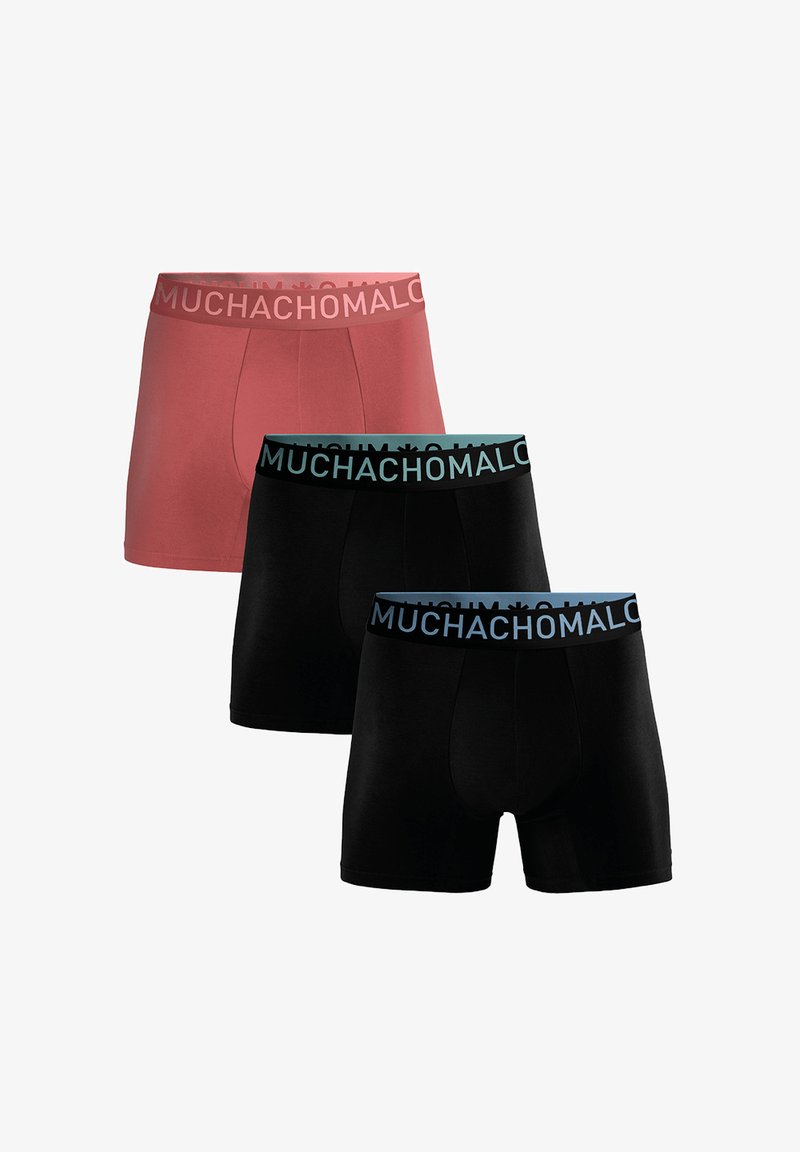 MUCHACHOMALO 3-PACK - Ozke boksarice - black pink