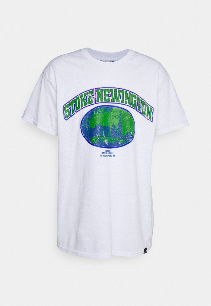 Vintage Supply T-shirt print wit Vintage Supply T-shirt print wit