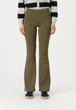 ONLPAIGE FLARED PANT - Nohavice - winter moss
