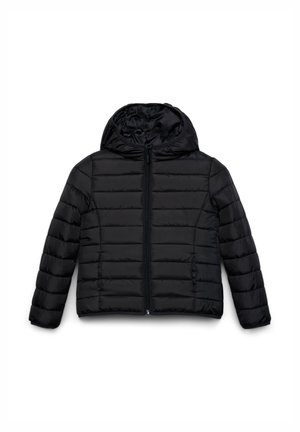 IMBOTTITO CON CAPPUCCIO E ZIP - Cappotto invernale - nero