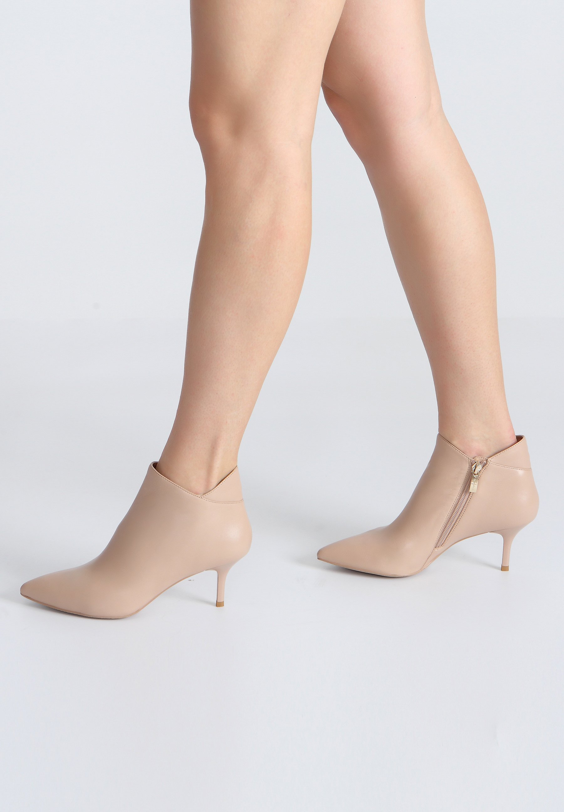 Ekonika Enkellaarsjes met hoge hak - beige/Beige - Zalando.nl