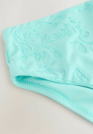 Next HIGH WAIST - Bas de bikini - mint green embroidered