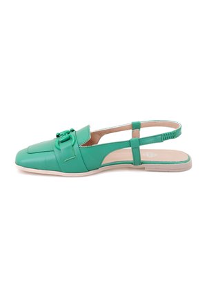 Slingback ballerina´s - green