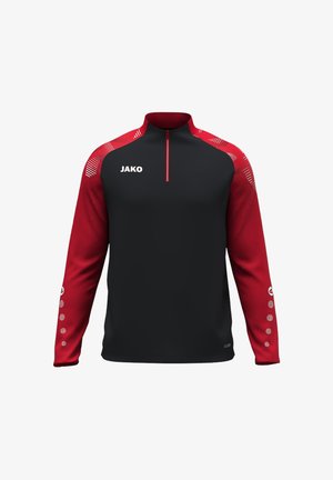JAKO, Sweater - schwarzrot