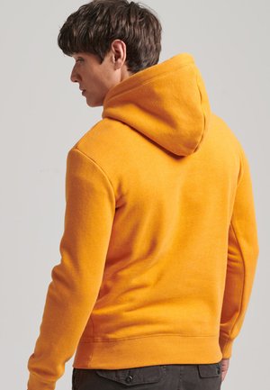 Superdry & Co LOGO EMBROIDERED  - Kapuzenpullover - thrift gold marl