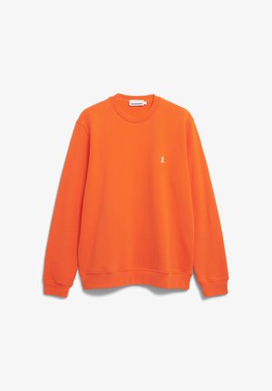 ARMEDANGELS BAARO COMFORT - Sweatshirt - sunset orange