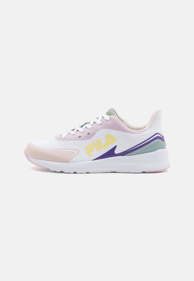 Fila CRUSHER TEENS UNISEX - Sportcipő - white/dahlia purple