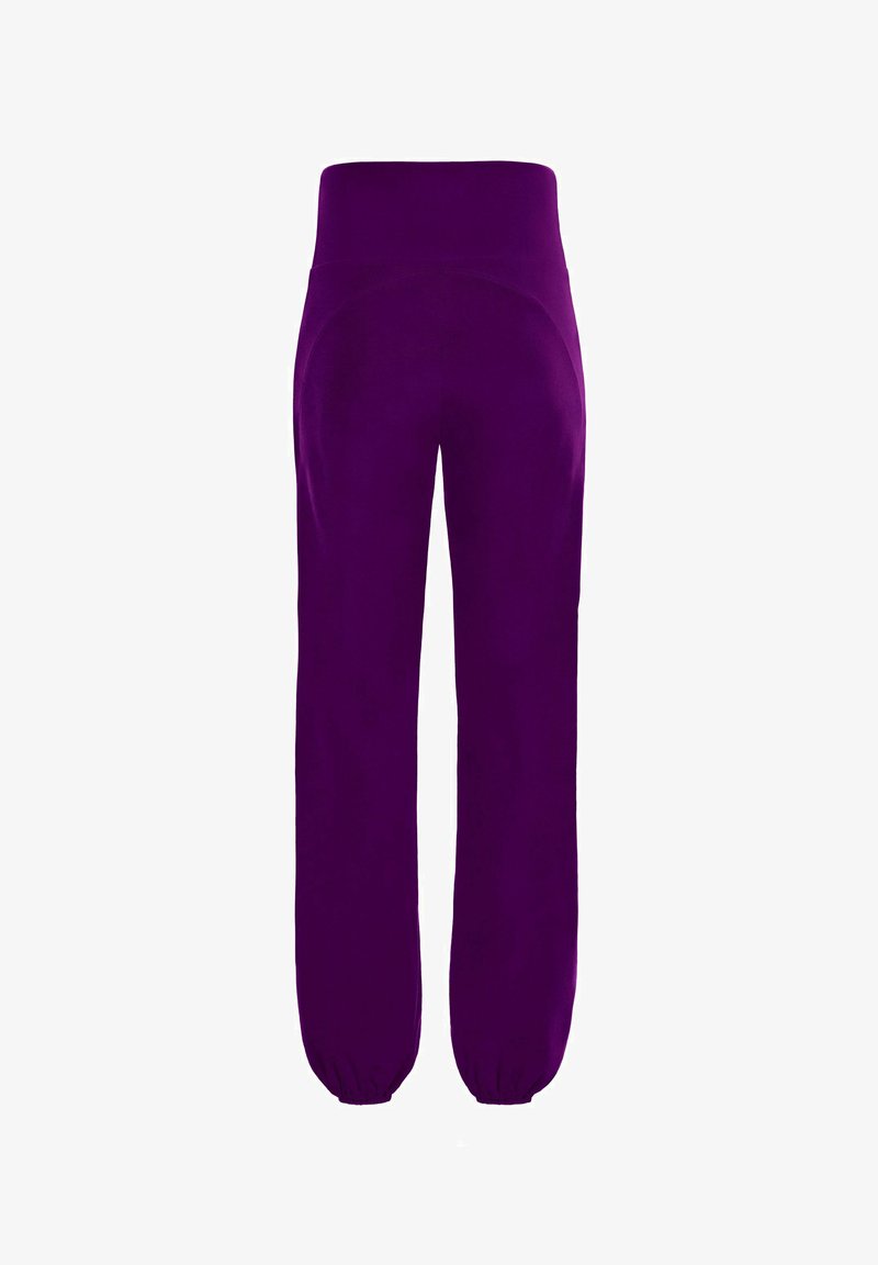 Java Plum Color Tracksuit Winshape Tracksuit bottoms - dark plum/dark purple - Zalando
