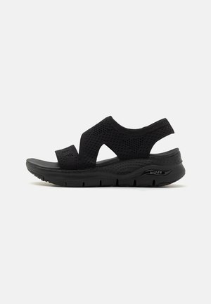 ARCH FIT - Sandalen met plateauzool - black