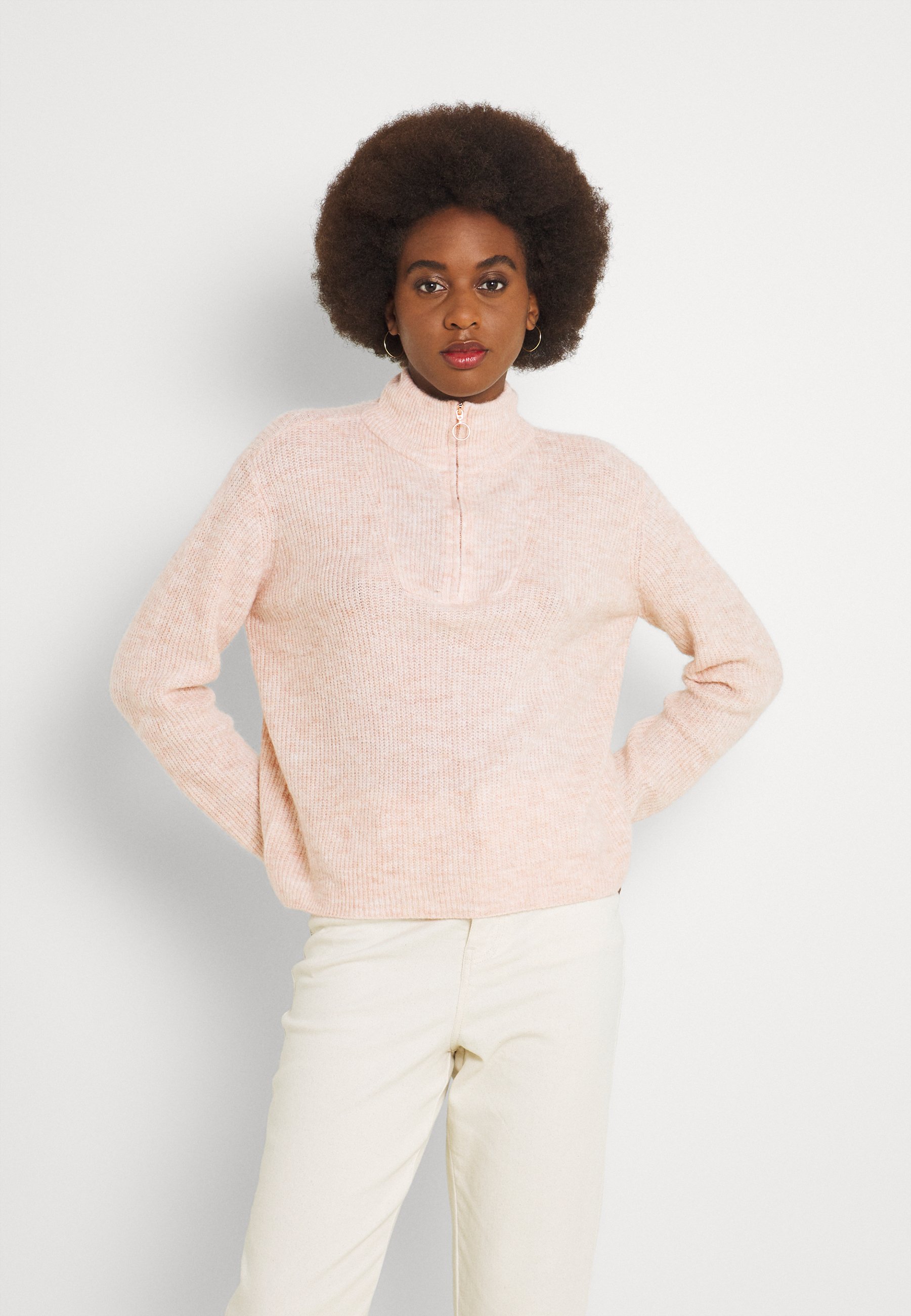 Damen VMPLAZA HIGHNECK ZIPPER - Strickpullover Damen VMPLAZA HIGHNECK ZIPPER - Strickpullover