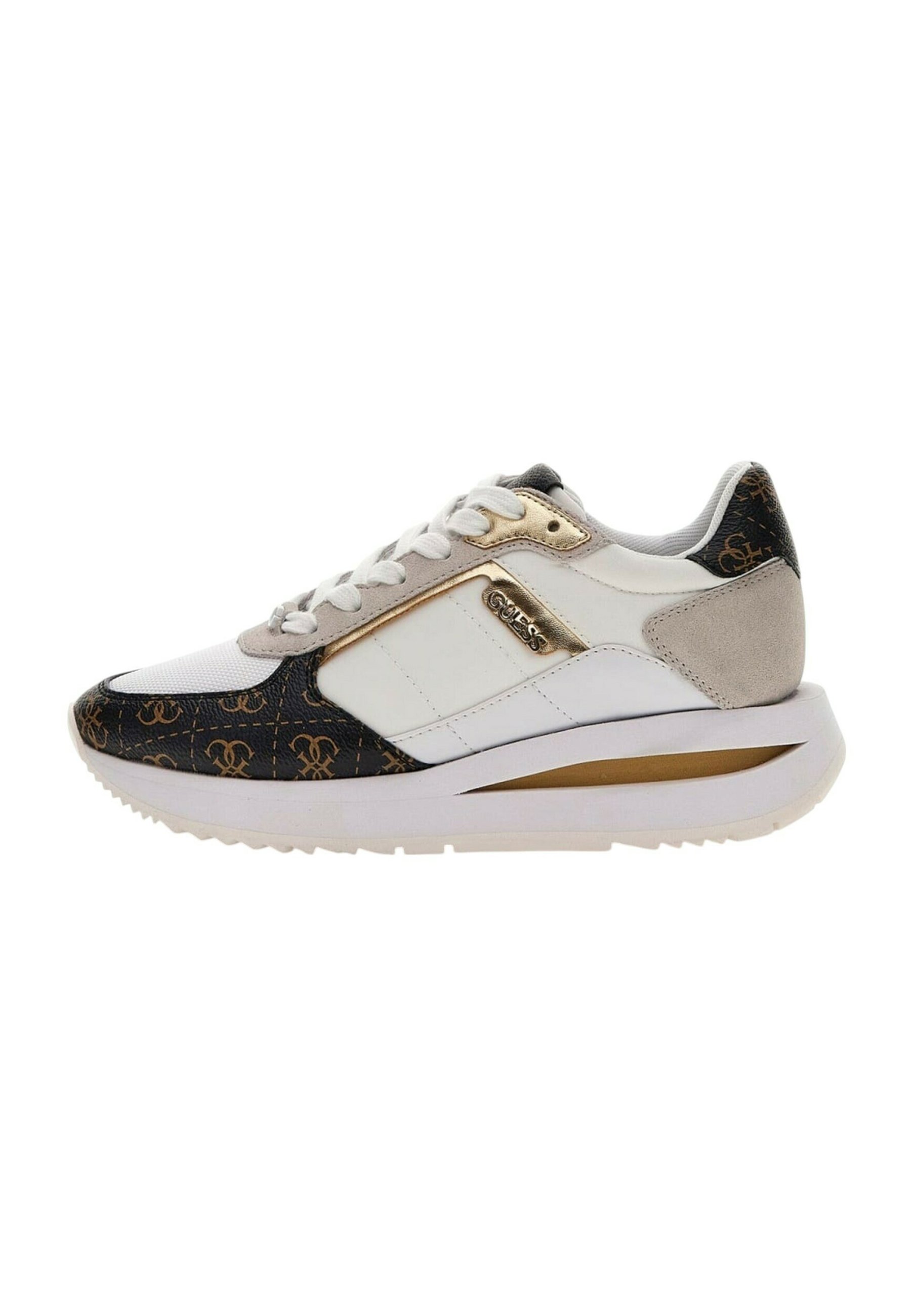 GOLA CLASSICS Comet Uomo con Lacci Tela Scarpe da Ginnastica Bianco