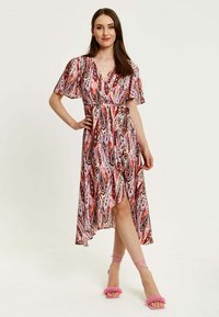 Liquorish PAISLEY PRINT MIDI WRAP - Day dress - multicoloured