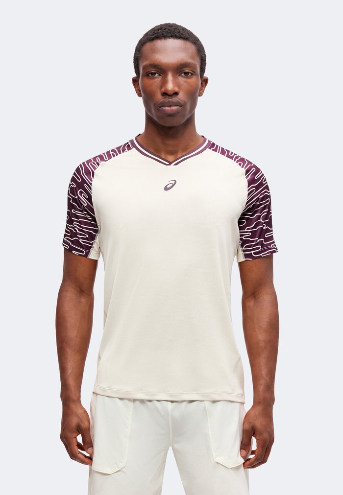 ASICS PADEL COURT - Sports T-shirt - soft oat