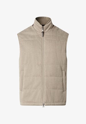 Hackett London, HACKETT LONDON WAISTCOAT TTVL JERSEY GILET - Chaleco - natural beige