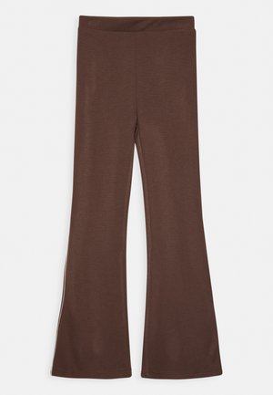 TROUSERS GRACE FLARE - Leggings - Trousers - dark dusty brown