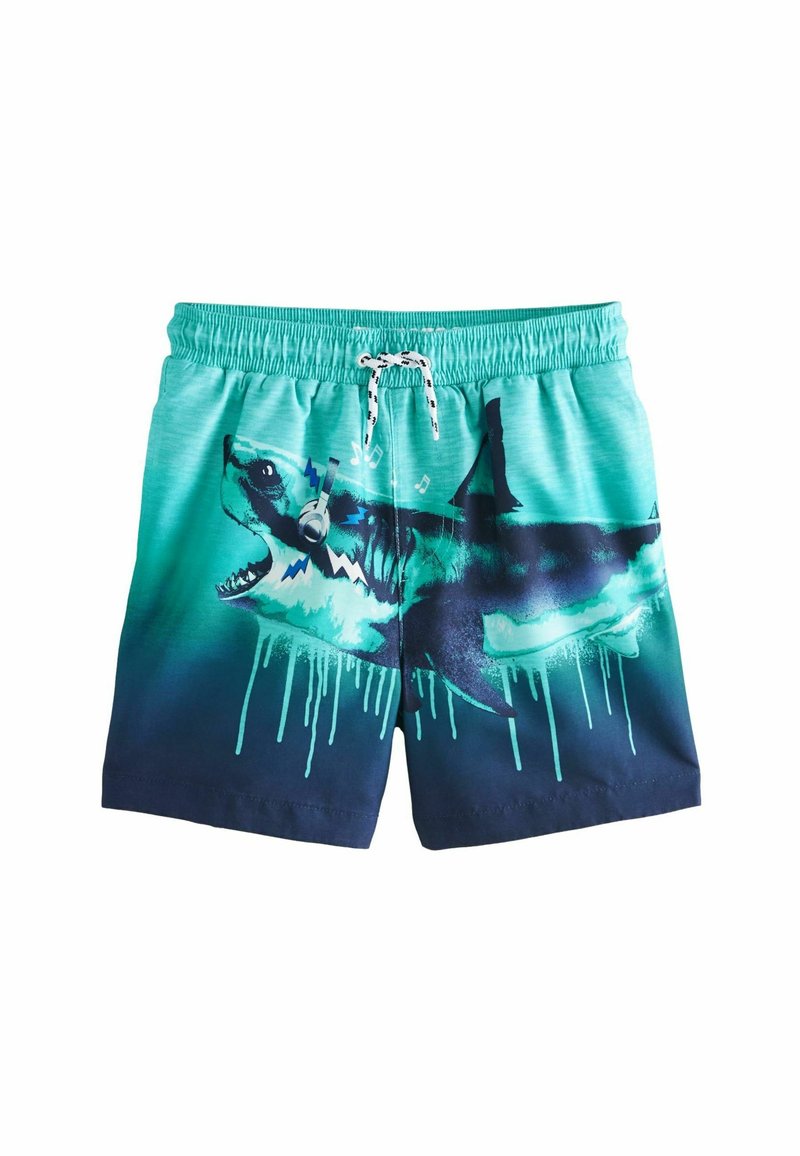 Next PRINTED REGULAR FIT - Shorts da mare - aqua shark