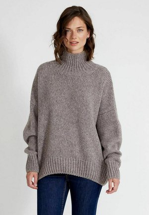 Holebrook RIGMOR TURTLE - Jumper - taupe