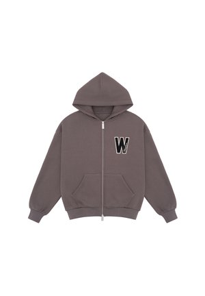 WRSTBHVR WRSTBHVR ZIP JACKET MATTEO HOODED ZIP JACKET UNISEX - Φούτερ με φερμουάρ - dark gull gray