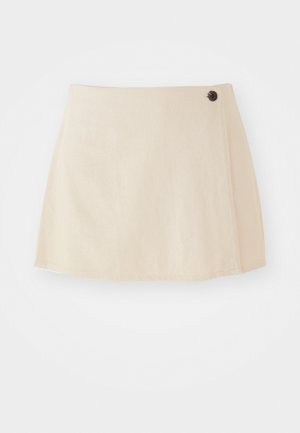 ONLY, ONLCARO Linen Short - Šortková sukňa - oxford tan