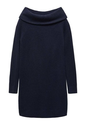 Robe Pull Bleu Marine En Laine - Taille 8 - Occasion En Très Bon état, Idéale Pour Un Look Décontracté Chic