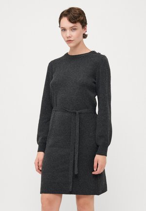 ONLGLORY LIFE BUTTON DRESS - Etuikjole - dark grey melange