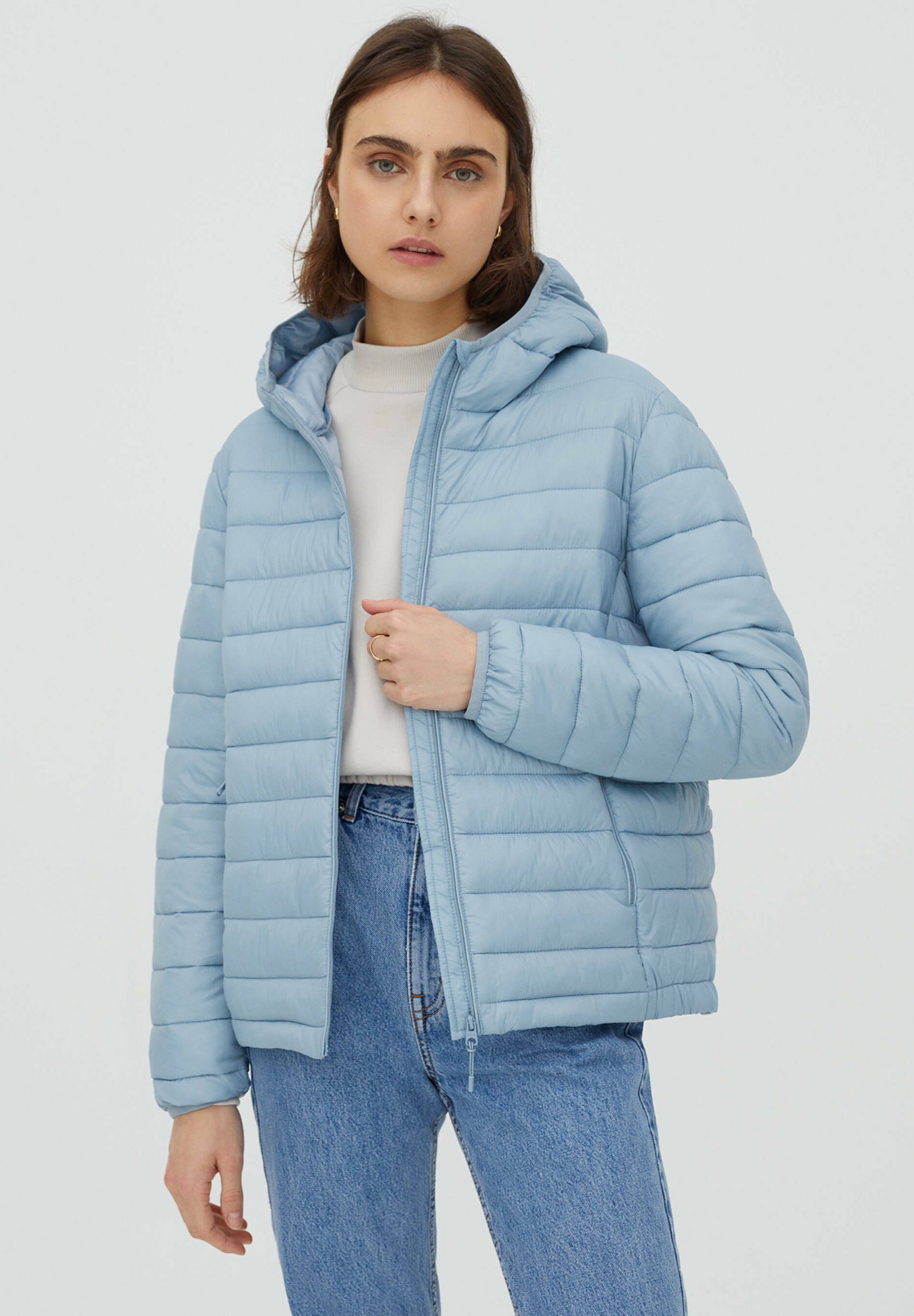 light blue winter jacket womens