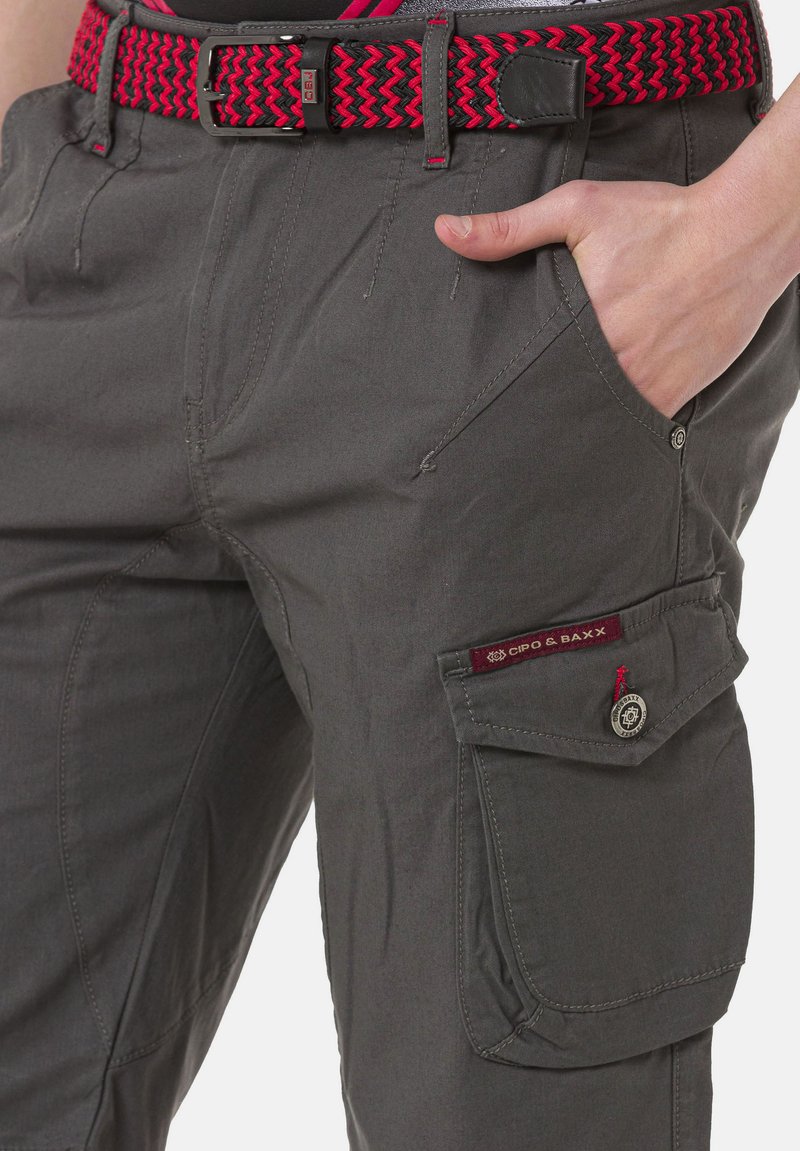 Herren Chino Shorts | Cipo & Baxx Shorts grau - OE26211 Herren Chino Shorts | Cipo & Baxx Shorts grau - OE26211