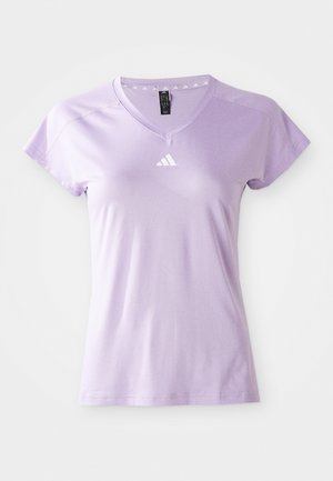 Tekninen t-paita - powder plum/white