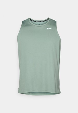 Nike Performance MILER TANK - Linne - clay green/reflective silver-coloured
