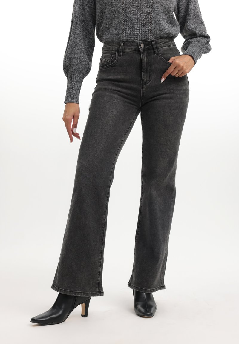 Anna Field - Bootcut jeans - washed black, Enlarge