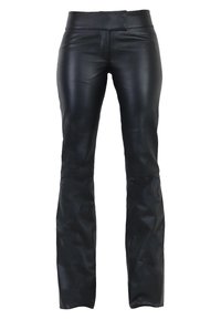 LOW CUT 2 - Leren broek - black