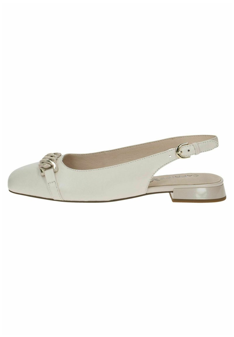 Caprice Slingback ballet pumps cream perlato/beige Zalando