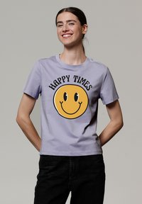 watapparel T-shirt print - lavender