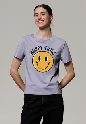 watapparel T-shirt print - lavender