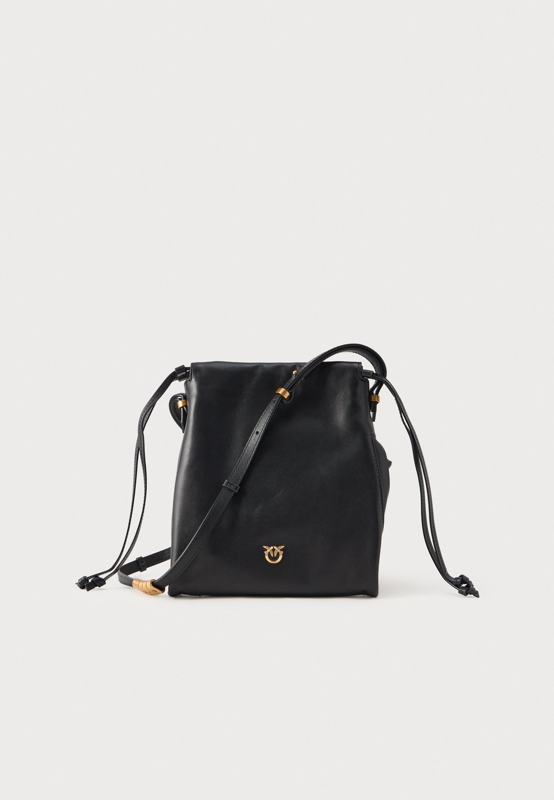 Pinko SLOUCHY MINI MORBIDO Sac bandoulière nero/antique gold