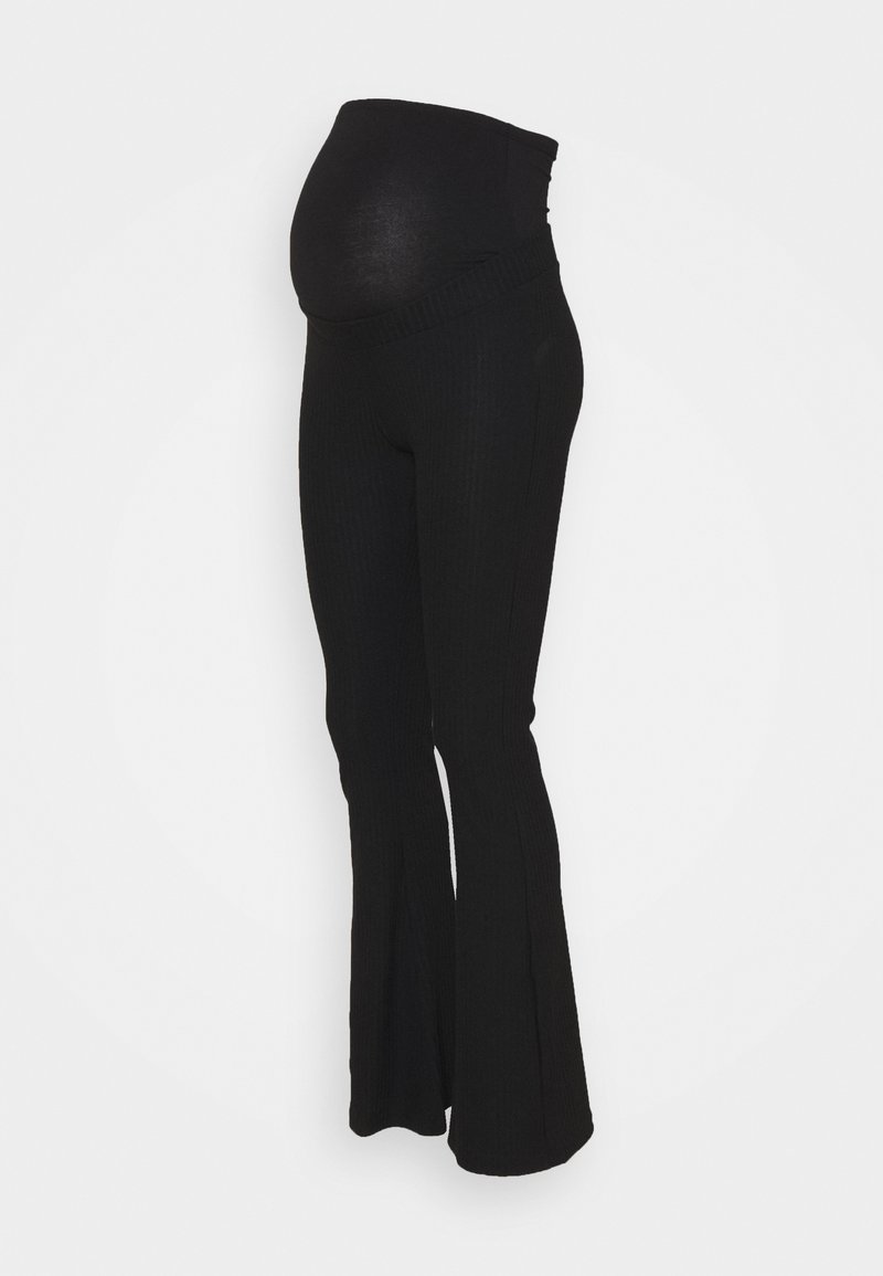 ONLY MATERNITY - OLMNELLA FLARED PANT - Broek - black, Vergroten