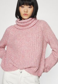 ONLY ONLSCALA ROLLNECK - Camisola - opera mauve melange