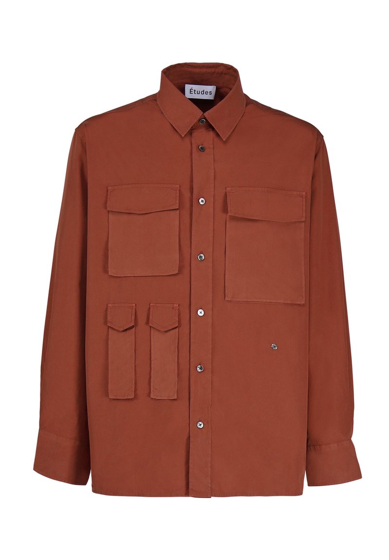 Études Overhemd bruin