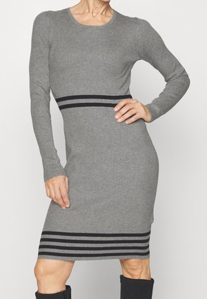 Etui-jurk - mottled light grey