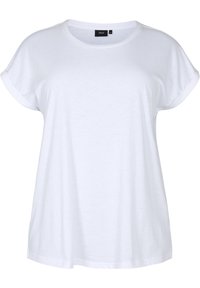 SHORT SLEEVED BLEND - T-paita - bright white