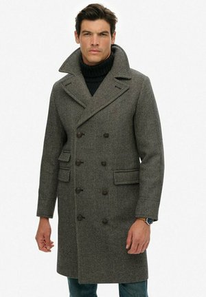 THE MERCHANT STORE LONG - Cappotto classico - ivory/black herringb