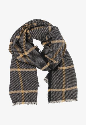 QUADRAT-MUSTER - Scarf - schwarz