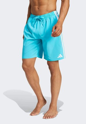 adidas Sportswear 3-STRIPES 8-INCH - Bañador corto - lucid cyan   white