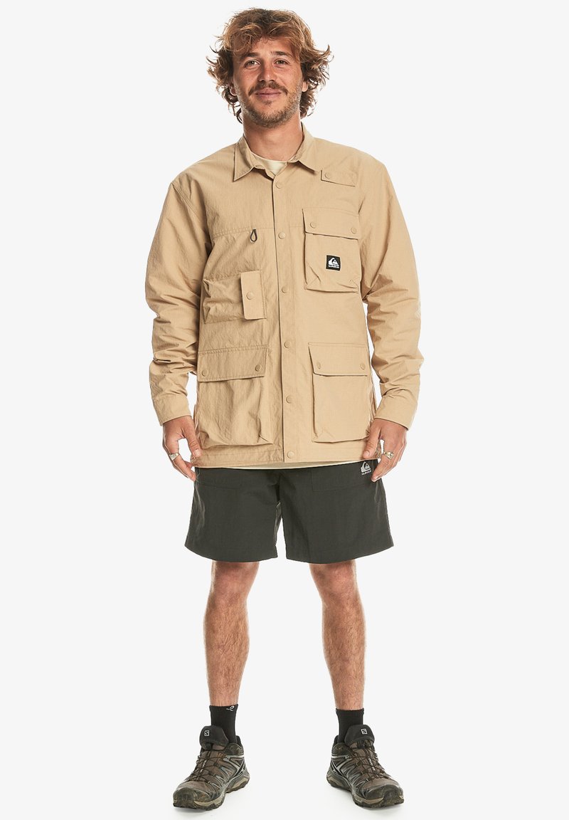 Quiksilver OPEN RAPIDS LS - T-shirt de sport - khaki