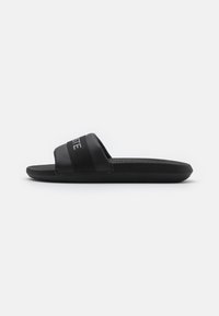 Lacoste - CROCO SLIDE - Muiltjes - black - 0