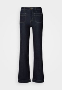 FRONT POCKET  - Flared Jeans - dark blue