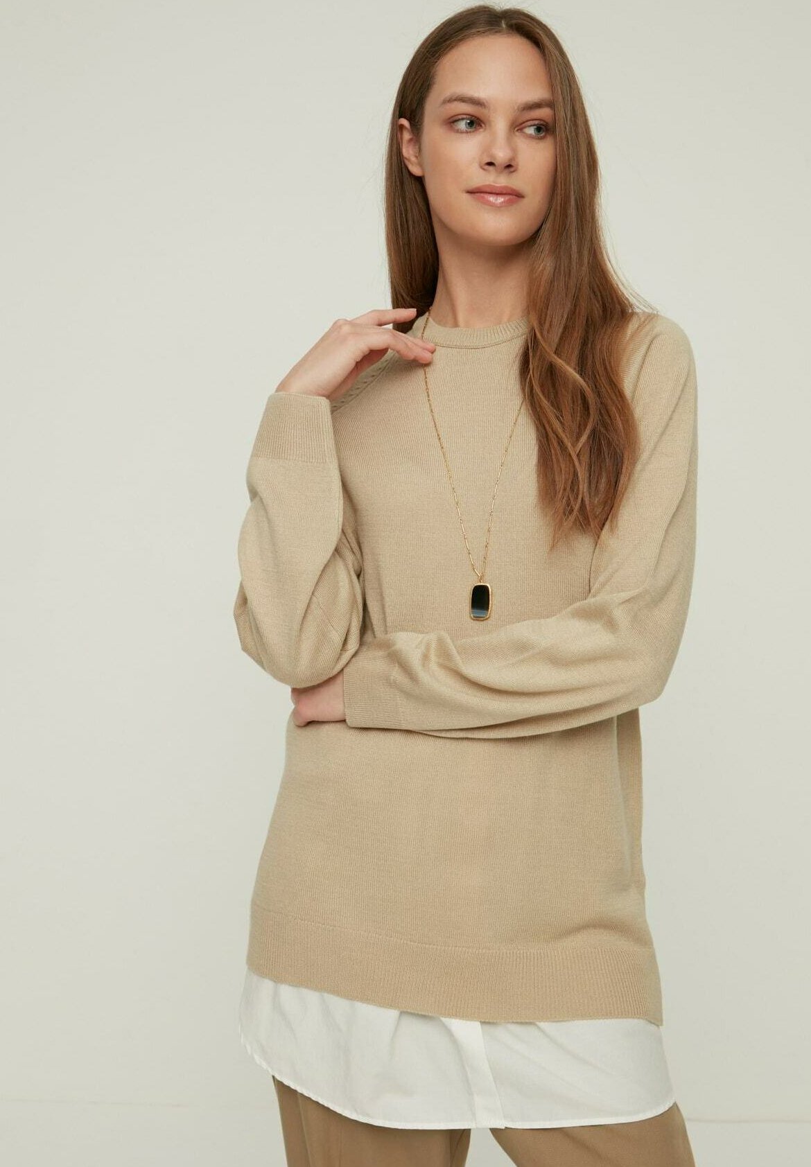 Trendyol Maglione - beige - Zalando.it