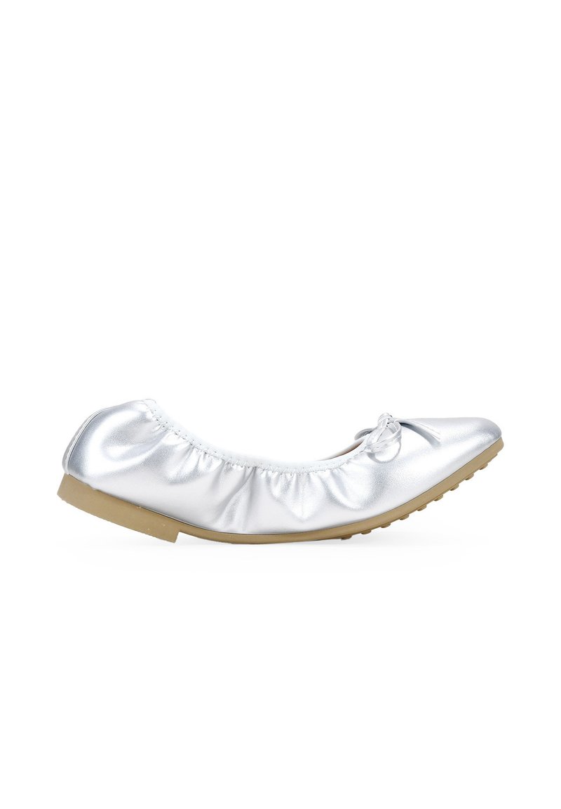 Bosanova CON LAZO - Ballerines pliables - plata