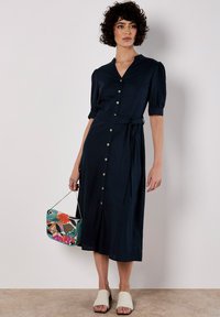 Apricot Blusenkleid - navy