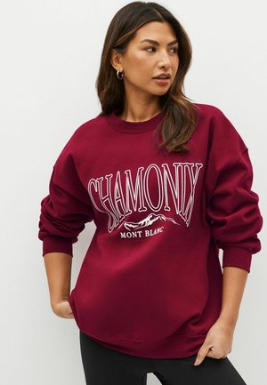 Next GRAPHIC  - Sweatshirt - red chamonix